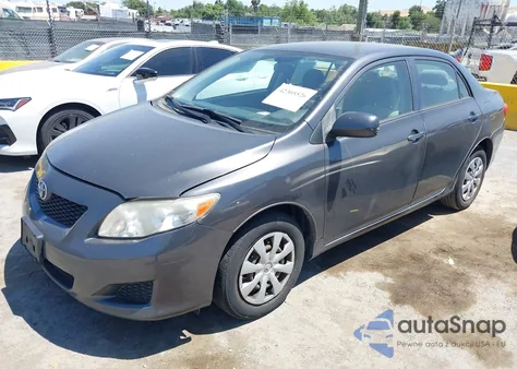 2009 Toyota Corolla Le из США, поврежденный, VIN JTDBL40E79J049450